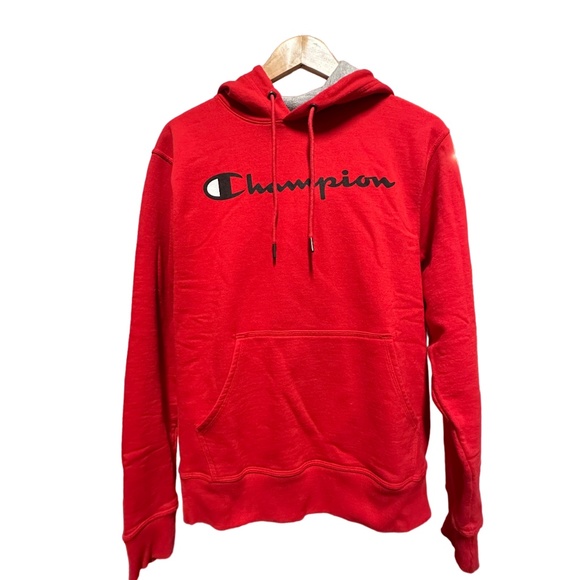 Champion: Men's Athletic Hoodie with Pockets - Picture 1 of 4